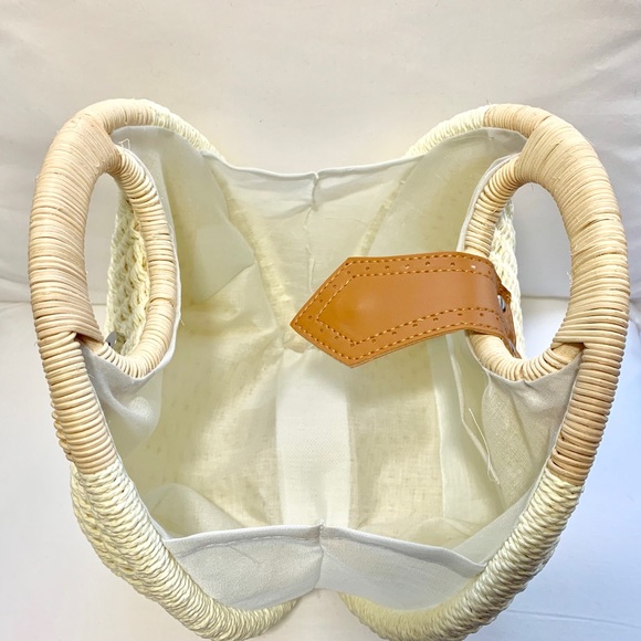 Boho Round Rattan Bag - Picture 5 of 6